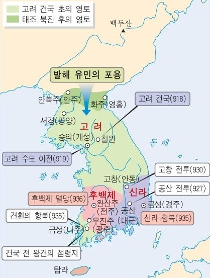후삼국시대와 왕건의 북진정책