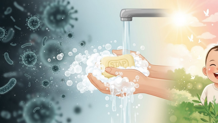 세균과 비누 [Whisk 생성]